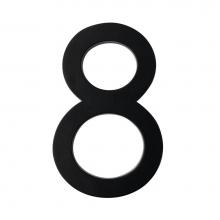 Taymor 25-DBLK58 - 5'' DESIGNER HOUSE NUMBER, BLK No.8