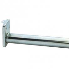 Taymor 25-MR3048 - 30'' - 48'' Adjustable Steel Closet Rod, Zinc