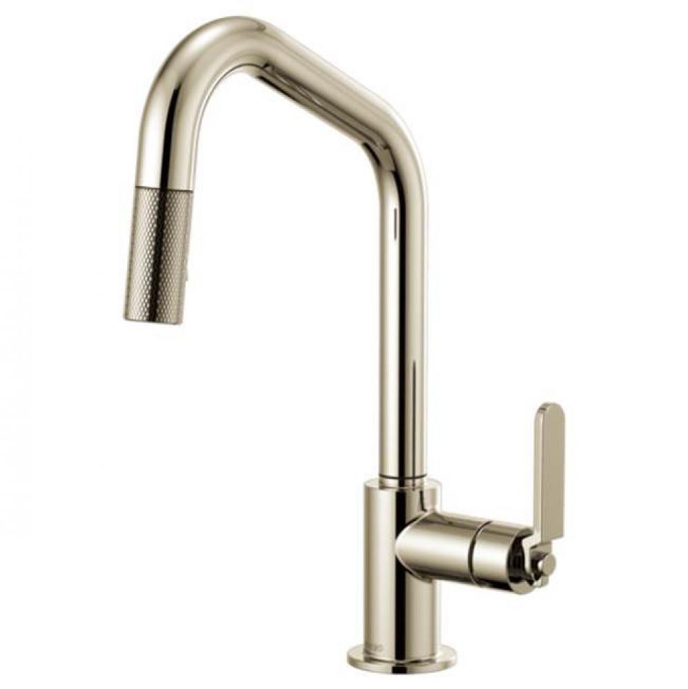 Angled Spout Pull-Down, Industrial Handle