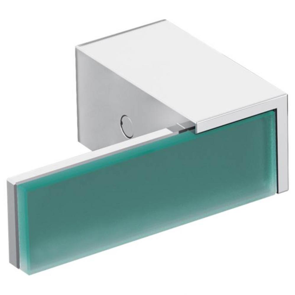 Two-Handle Wall Mount Tub Filler Handle Kit - Green Glass Le