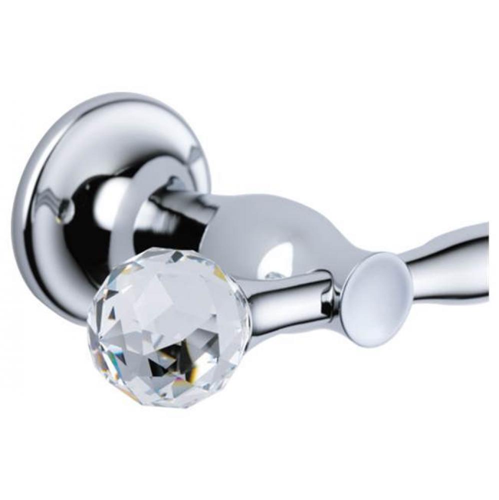 B-Crystal Finial Accessories Polished Chrome