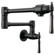 Brizo Canada 62858LF-BLBNX - The Tulham™ Kitchen Collection by Brizo® Wall Mount Pot Filler