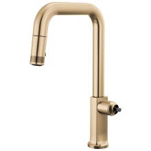 Brizo Canada 63007LF-GLLHP-L - Kintsu® Pull-Down Faucet with Square Spout - Less Handle