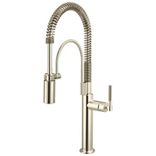 Brizo Canada 63343LF-PN - Litze® Semi-Professional Kitchen Faucet - Knurled Handle