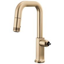 Brizo Canada 63907LF-GLLHP-L - Kintsu® Pull-Down Prep Faucet with Square Spout - Less Handle