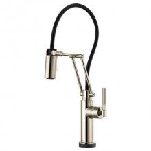 Brizo Canada 64243LF-PN - Articulating With Smarttouch, Knurled Handle