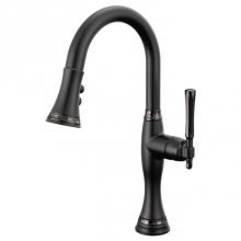 Brizo Canada 64958LF-BLBNX - The Tulham™ Kitchen Collection by Brizo® SmartTouch® Pull-Down Prep Kitchen Faucet