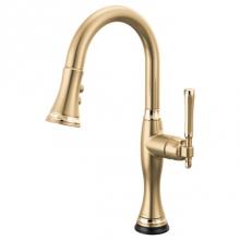 Brizo Canada 64958LF-GLPG - The Tulham™ Kitchen Collection by Brizo® SmartTouch® Pull-Down Prep Kitchen Faucet