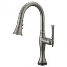Brizo Canada 64958LF-SL - The Tulham™ Kitchen Collection by Brizo® SmartTouch® Pull-Down Prep Kitchen Faucet