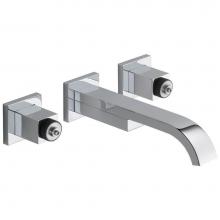 Brizo Canada 65880LF-PCLHP-ECO - Siderna® Two-Handle Wall-Mount Lavatory Faucet - Less Handles 1.2 GPM