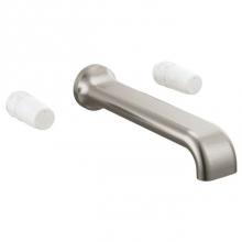 Brizo Canada T70467-NKLHP - Allaria™ Two-Handle Wall Mount Tub Filler - Less Handles