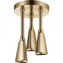Delta Canada 57140-CZ - Universal Showering Components H2Okinetic® Pendant Raincan Shower Head