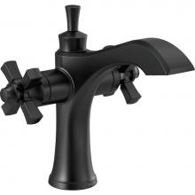 Delta Canada 857-BL-DST - Dorval™ Two Handle Single Hole Monoblock Bathroom Faucet