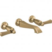 Delta Canada T3556LF-CZWL - Dorval™ Two Handle Wall Mount Bathroom Faucet Trim Only