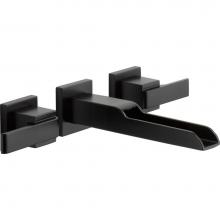 Delta Canada T3568LF-BLWL - Ara® Two Handle Wall Mount Channel Bathroom Faucet Trim