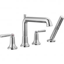 Delta Canada T4736 - Saylor™ Roman Tub Trim with Hand Shower