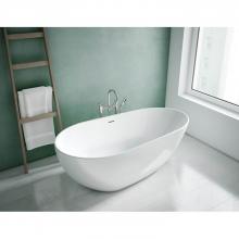 Fleurco Canada BBU6733-18 - ARIA BURLETTA TUB/6733/WHITE/WHITE DRAIN COVER