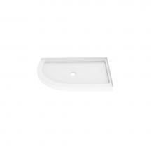 Fleurco Canada ADR3648R-18 - HALF-ROUND BASE/3648/WHITE/RIGHT