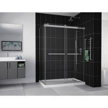 Fleurco Canada NPUST6032R-11-40 - GEMINI PLUS TUB 60 x 32/CHROME/10MM/RIGHT/SEKUR+