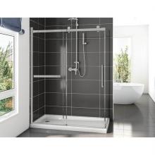 Fleurco Canada NXVS248R32R-25-40 - NOVARA PLUS 2 SIDED/48Rx32R/BRUSHED NICKEL/TOWEL BAR/SEKUR+