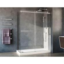 Fleurco Canada NXVS248R32L-25-40 - NOVARA PLUS 2 SIDED/48Rx32L/BRUSHED NICKEL/TOWEL BAR/SEKUR+