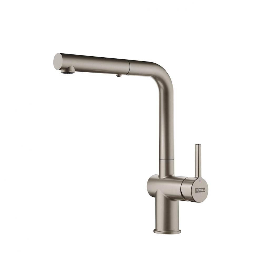 FFPS5880SN Active Plus 12.25-inch Contemporary Single Handle Pull-Out Faucet, Satin Nickel