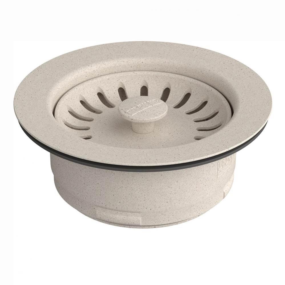 Colorline Replacement Waste Disposer Flange for Kitchen Sink in Champagne