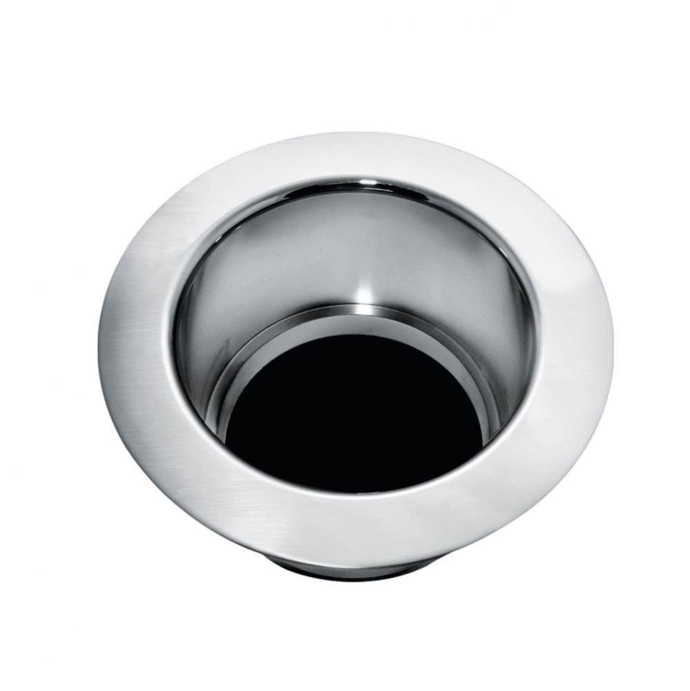 Replacement Waste Disposer Flange for Kitchen Sink in Polished Chrome.