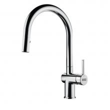 Franke Residential Canada FF5800CH - FF5800CH Active Neo 15.1-inch Single Handle Pull-Down Kitchen Faucet, Polished Chrome