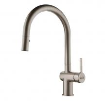 Franke Residential Canada FF5880SN - FF5880SN Active Neo 15.1-inch Single Handle Pull-Down Kitchen Faucet, Satin Nickel