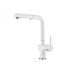 Franke Residential Canada FFPS5808PWT - FFPS5808PWT Active Plus 12.25-inch Contemporary Single Handle Pull-Out Faucet, Polar White