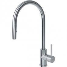 Franke Residential Canada FF3352 - Cube Pull Down Kitchen Faucet, Steel Finish