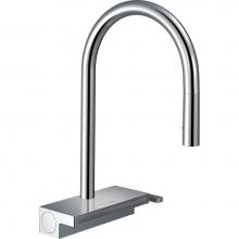 Hansgrohe Canada 73837001 - Select Pull-Down Kitchen Faucet With Satinflow Spray