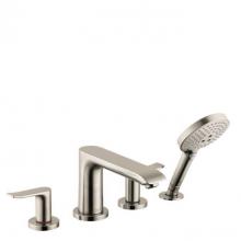 Hansgrohe Canada 31404821 - Metris 4-Hole Roman Tub Set Trim With 1.8 Gpm Handshower