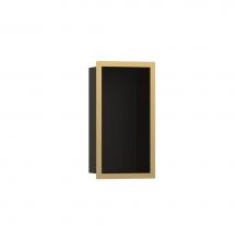 Hansgrohe Canada 56095990 - Xtrastoris Individual Wall Niche Matte Black With Design Fra