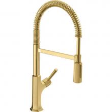 Hansgrohe Canada 04851250 - Semi-Pro Kitchen Faucet, 2-Spray, 1.75 Gpm