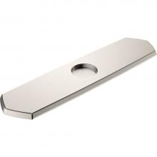 Hansgrohe Canada 04856800 - Base Plate For Single-Hole Kitchen Faucets, 10'' In Steel Opt