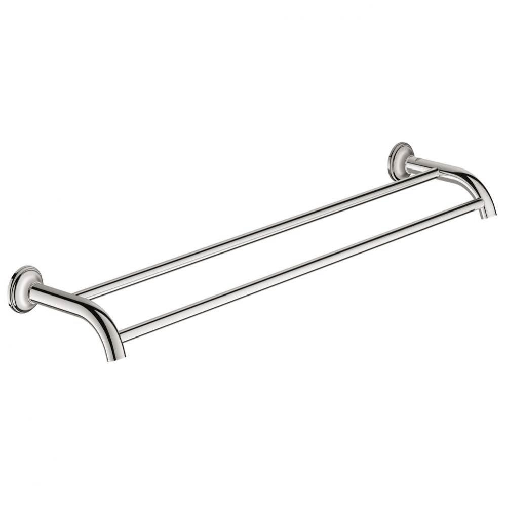 Essentials Authentic 24'' double bath towel bar