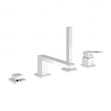 Grohe Canada 19897001 - 4 Hole Single Handle Deck Mount Roman Tub Faucet with 66 L min 175 gpm Hand Shower