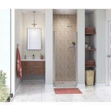 Maax Canada 138263-900-305-100 - Manhattan 29-31 x 68 in. 6 mm Pivot Shower Door for Alcove Installation with Clear glass & Rou
