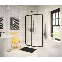 Maax Canada 137440-900-340-000 - Radia Neo-angle 36 x 36 x 71.5 in. 6 mm Sliding Shower Door for Corner Installation with Clear gla