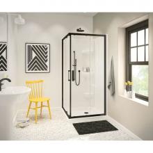 Maax Canada 137448-900-340-000 - Radia Square 36 x 36 x 71.5 in. 6 mm Sliding Shower Door for Corner Installation with Clear glass