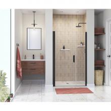 Maax Canada 138271-900-340-101 - Manhattan 45-47 x 68 in. 6 mm Pivot Shower Door for Alcove Installation with Clear glass & Squ