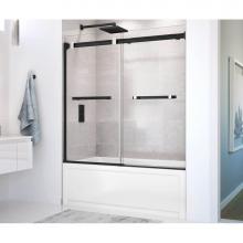 Maax Canada 136270-900-360-000 - Duel 56-59 x 55.5 x 59 in. 8 mm Bypass Tub Door for Alcove Installation with Clear glass in Matte