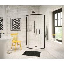 Maax Canada 137446-900-340-000 - Radia Round 36 x 36 x 71.5 in. 6 mm Sliding Shower Door for Corner Installation with Clear glass i