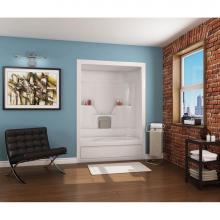 Maax Canada 101023-000-001-005 - Aspen-3P 60 x 31 Acrylic Alcove Right-Hand Drain Three-Piece Tub Shower in White