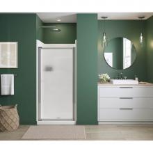 Maax Canada 136733-970-084-000 - Polar Pivot 33-34 3/4 in. x 64 1/2 in. Pivot Shower Door for Alcove Installation with Raindrop gla