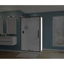 Maax Canada 135327-900-340-000 - Uptown Return Panel for 32 in. Base with Clear glass in Matte Black