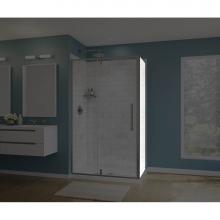 Maax Canada 135328-900-305-000 - Uptown Return Panel for 36 in. Base with Clear glass in Brushed Nickel
