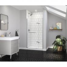 Maax Canada 139576-900-084-000 - Reveal Sleek 71 38-41 x 71 1/2 in. 8mm Pivot Shower Door for Alcove Installation with Clear glass